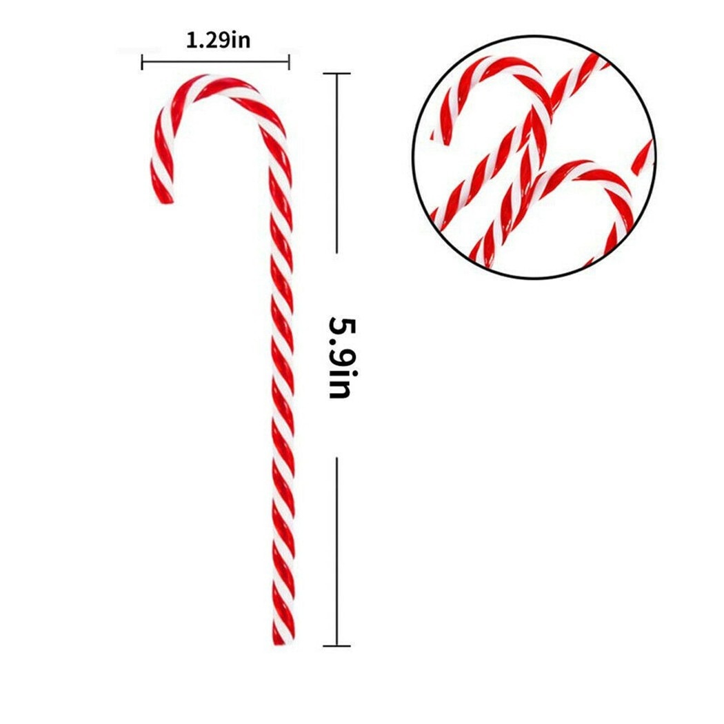 Candy Cane Christmas Decorations (6Pcs) Candy Cane Christmas Decorations (6Pcs)