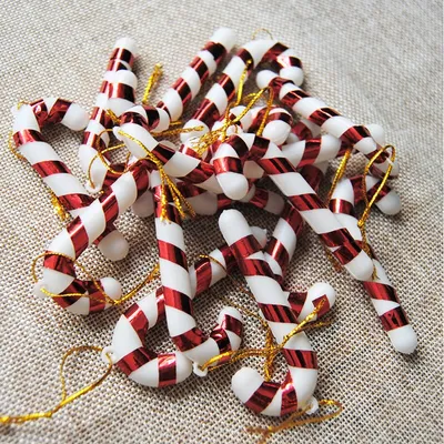 Candy Cane Decor for Christmas Tree (6 pcs) Candy Cane Decor for Christmas Tree (6 pcs)