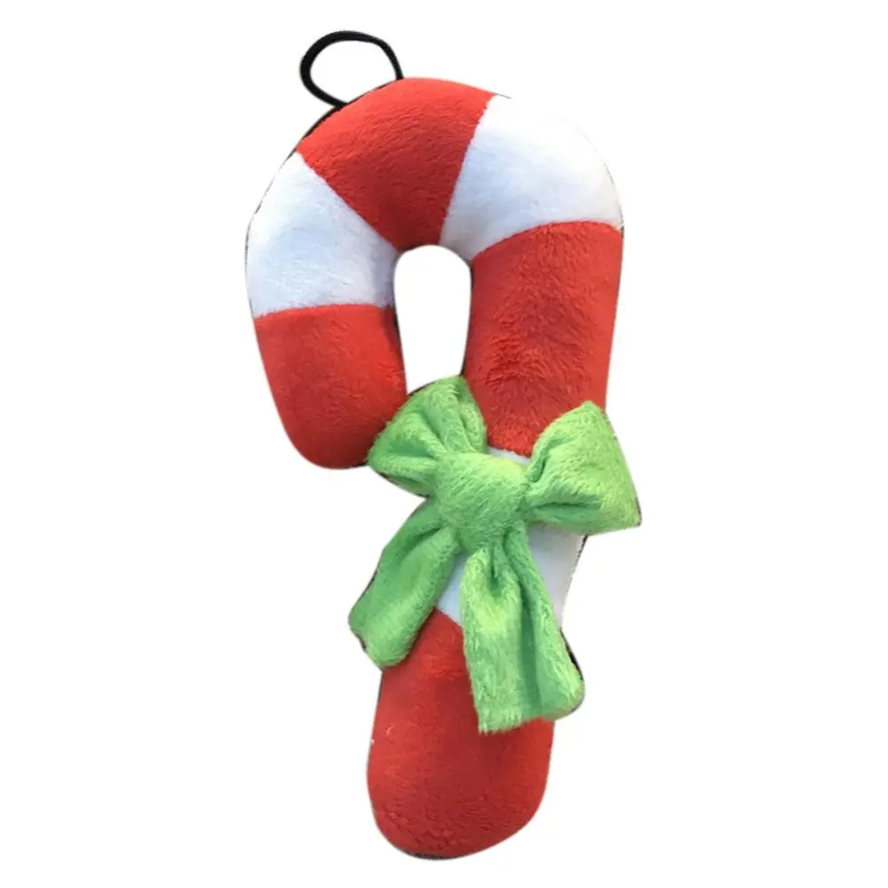 Candy Cane Dog Toy