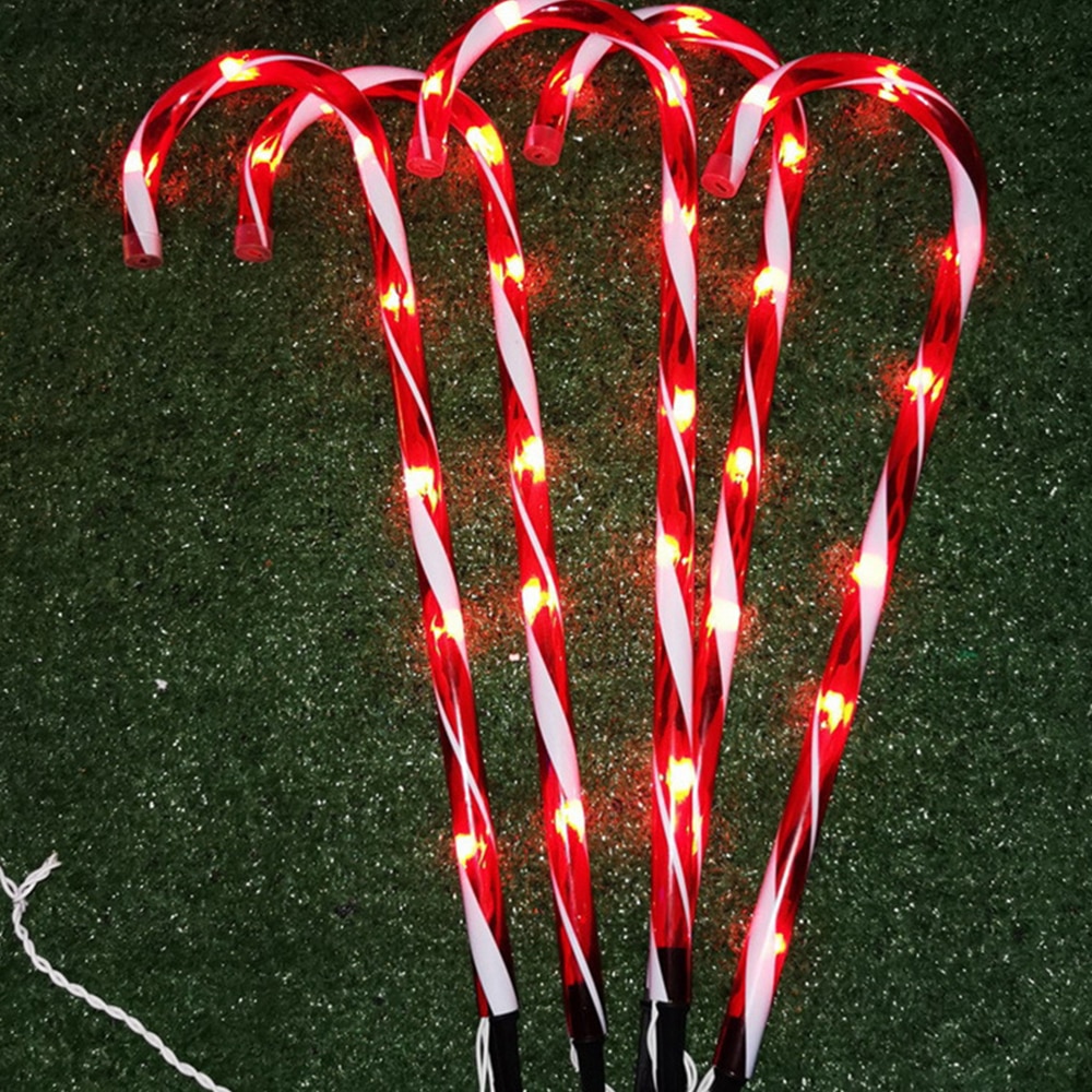 Candy Cane Lights Set of 4 Candy Cane Lights Set of 4