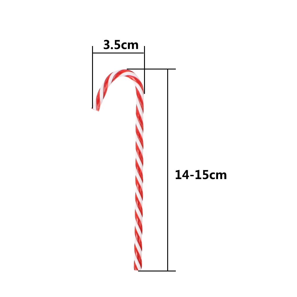 Candy Cane Ornament Christmas Tree Decor (6 pcs) Candy Cane Ornament Christmas Tree Decor (6 pcs)