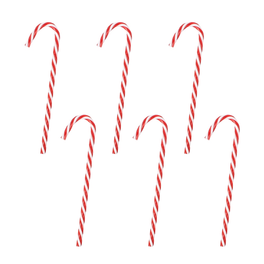Candy Cane Ornament Christmas Tree Decor (6 pcs) Candy Cane Ornament Christmas Tree Decor (6 pcs)