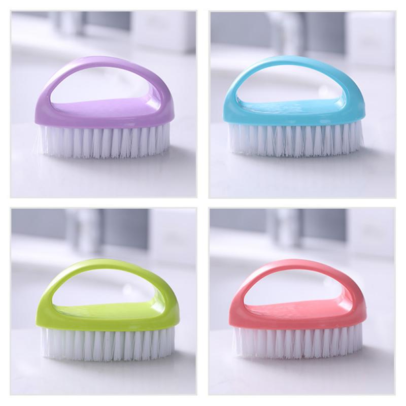 Candy Color Shoes and Laundry Scrubbing Brush