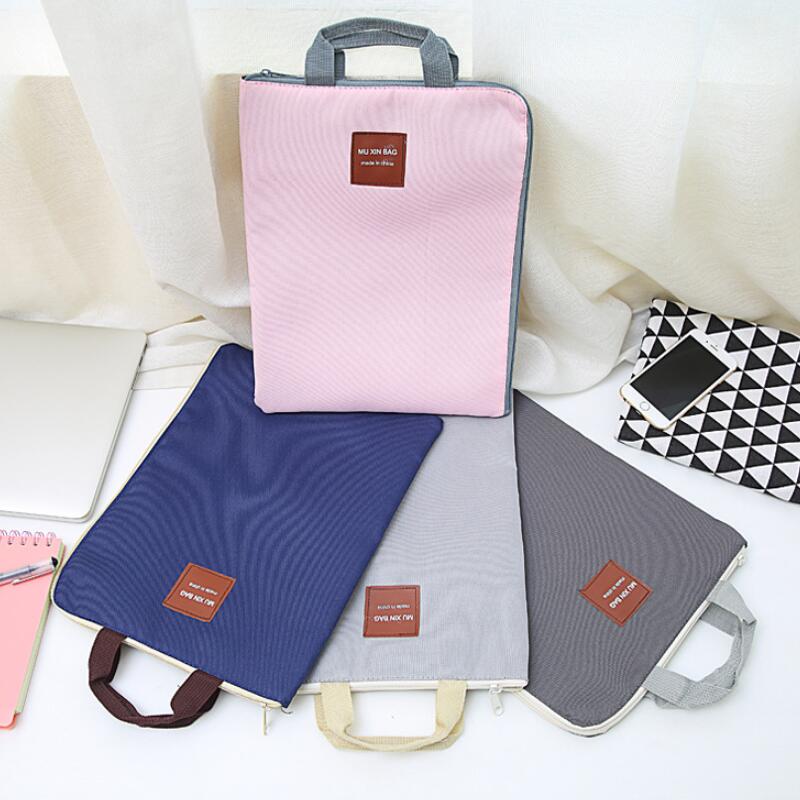 Canvas A4 Document File Bag