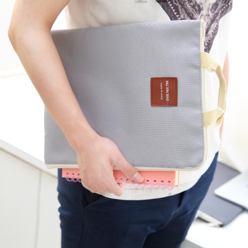 Canvas A4 Document File Bag Canvas A4 Document File Bag