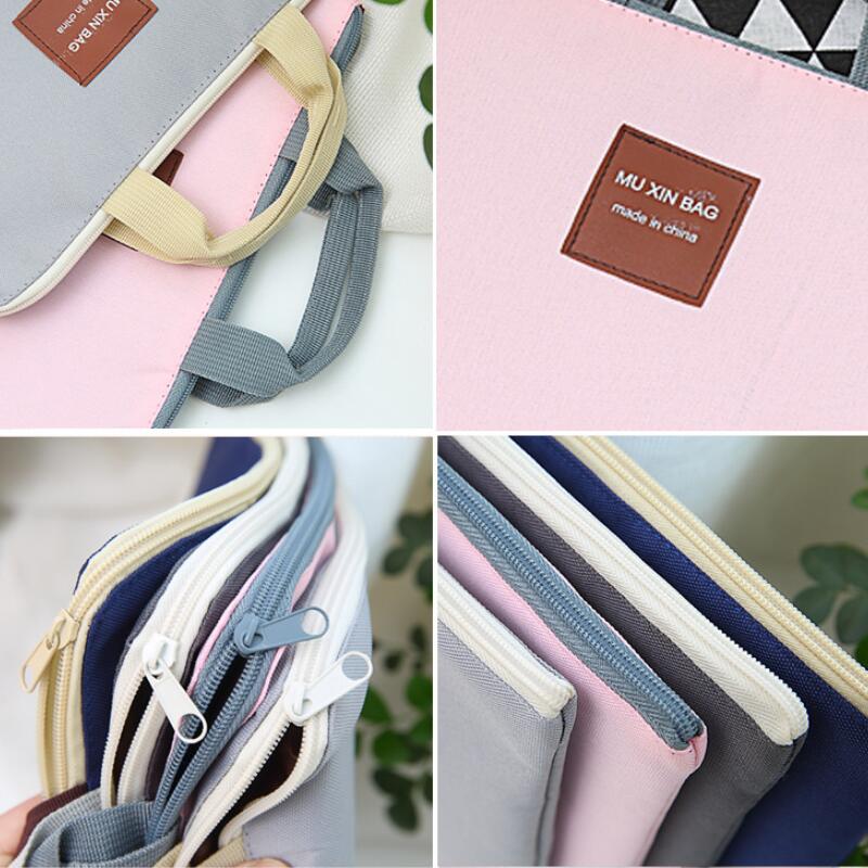Canvas A4 Document File Bag Canvas A4 Document File Bag