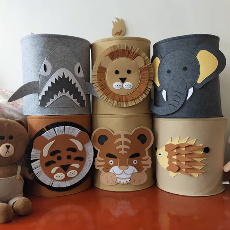Canvas Animal Laundry Basket for Kids Canvas Animal Laundry Basket for Kids