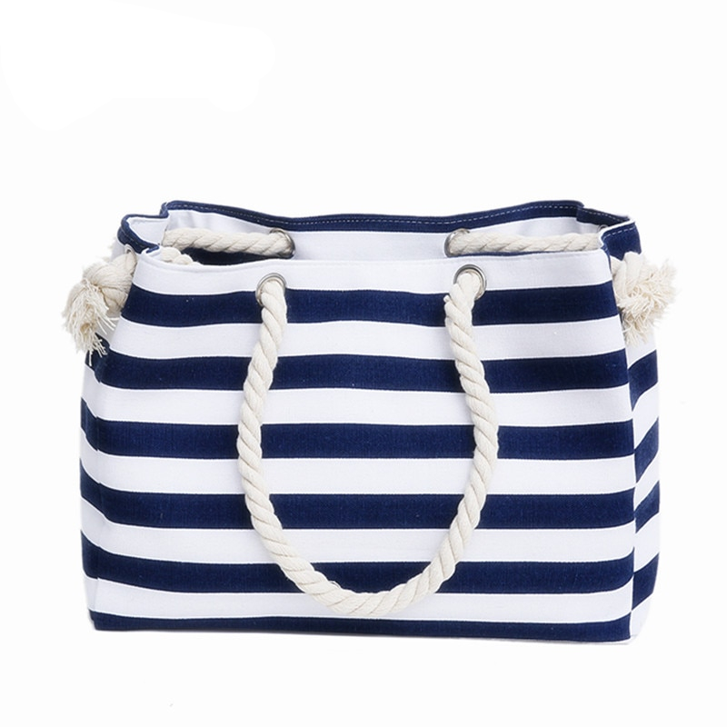 Canvas Beach Summer Tote Bag Canvas Beach Summer Tote Bag