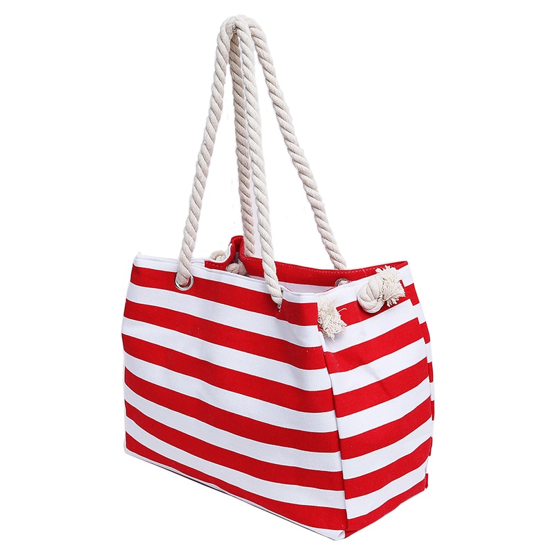 Canvas Beach Summer Tote Bag