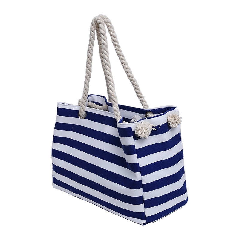 Canvas Beach Summer Tote Bag