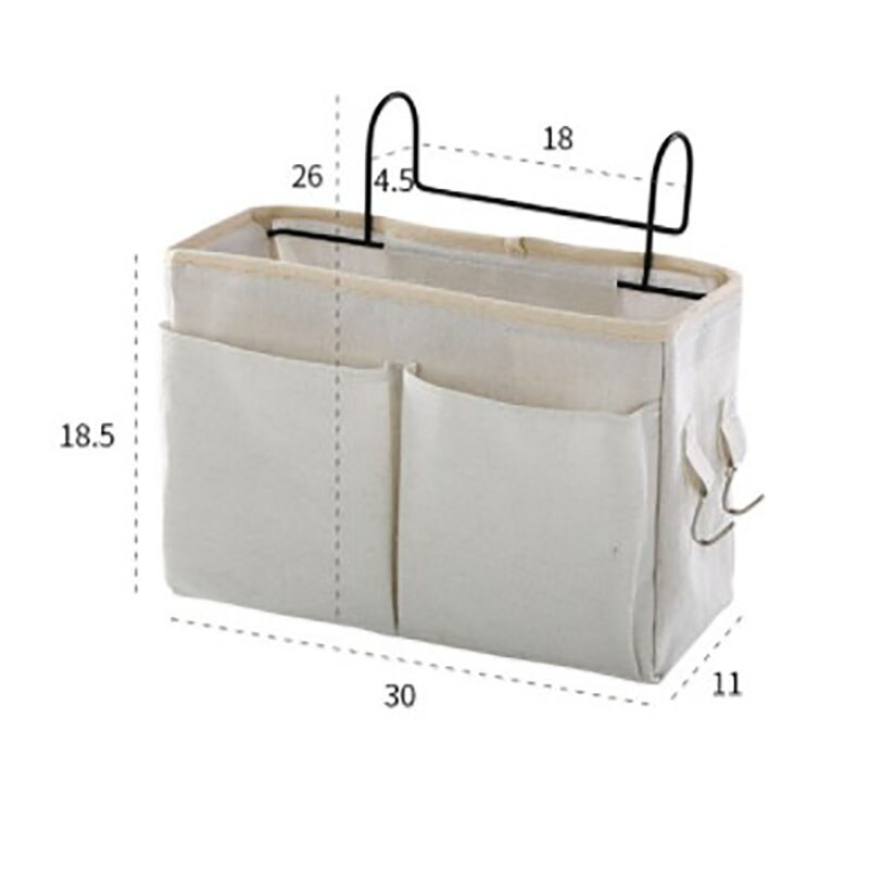 Canvas Bedside Hanging Storage Canvas Bedside Hanging Storage