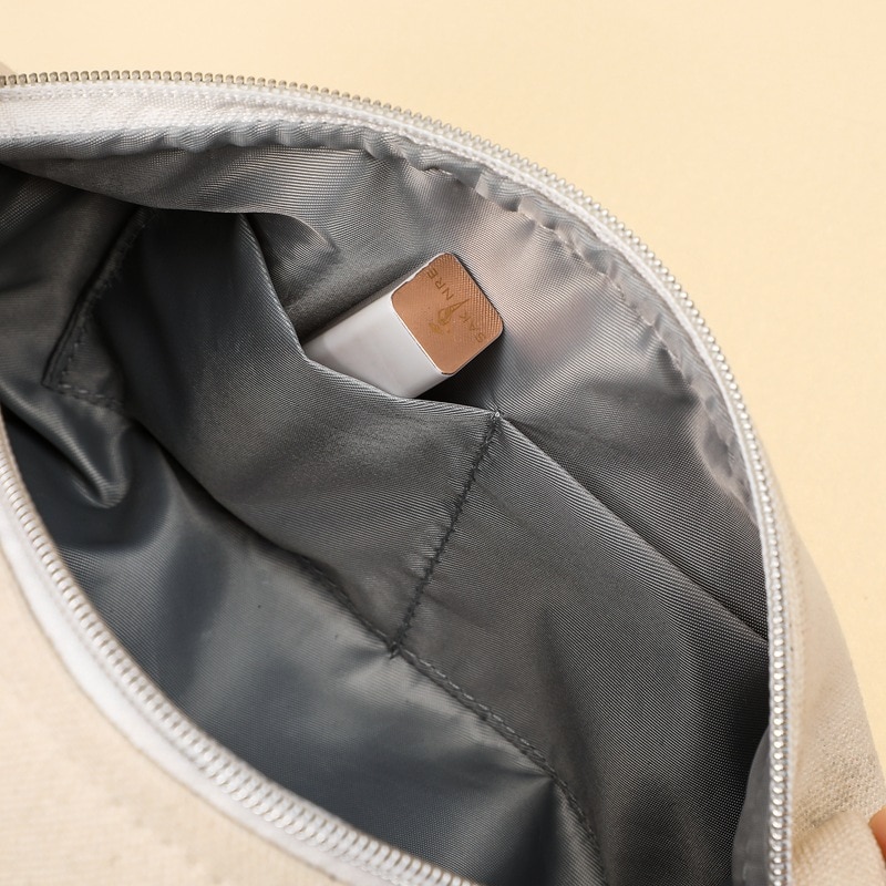 Canvas Cosmetic Bag for Women