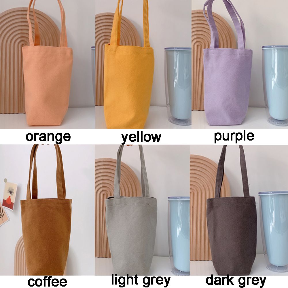 Canvas Shoulder Tumbler Bag