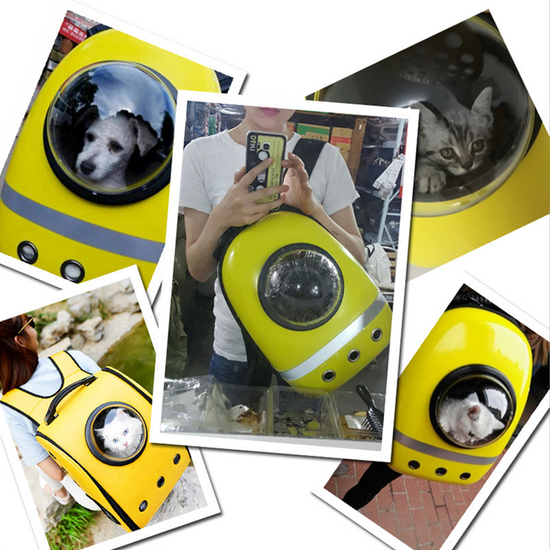 Capsule Shaped Pet Carrier Backpack
