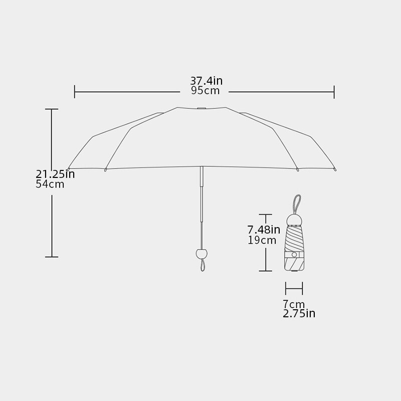 Capsule Umbrella Sunny and Rainy Dualuse Rainproof Sun Protection Outdoor Traveling Portable Mini Umbrella Capsule Umbrella Sunny and Rainy Dualuse Rainproof Sun Protection Outdoor Traveling Portable Mini Umbrella