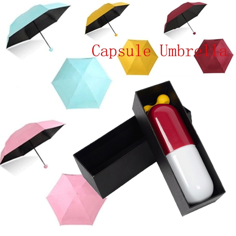 Capsule Umbrella with UV Protection Capsule Umbrella with UV Protection