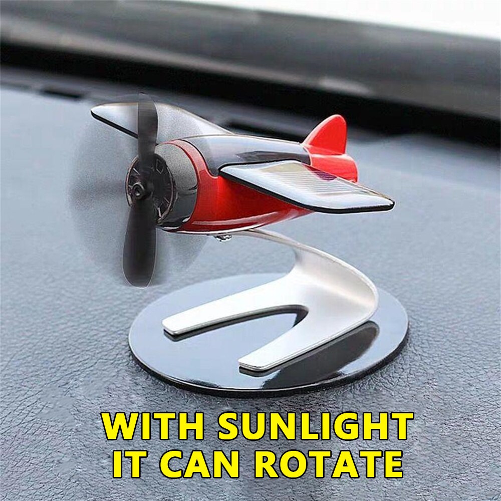 Car Air Freshener Smell In The Styling Solar Airplane Model Center Console Decoration Creative Auto Fragrance Air Car Air Freshener Smell In The Styling Solar Airplane Model Center Console Decoration Creative Auto Fragrance Air