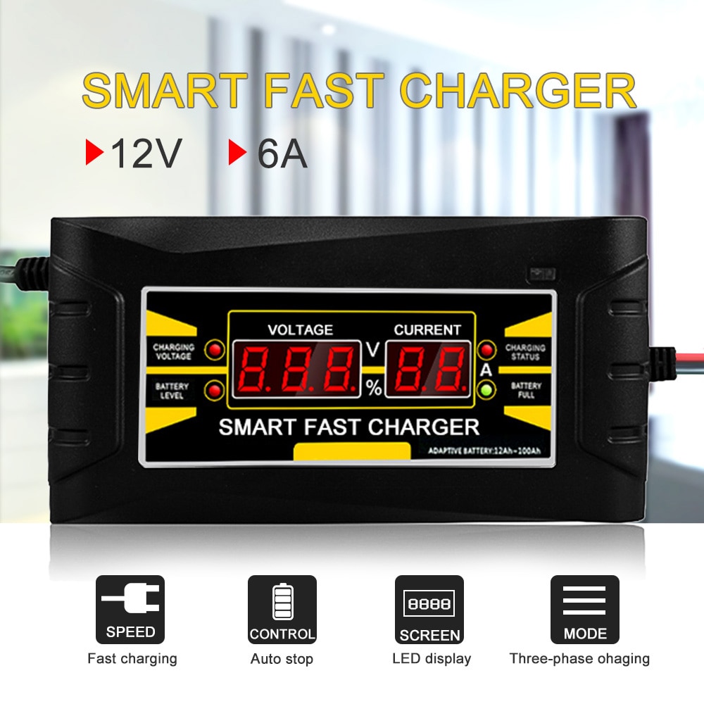 Car Battery Charger Auto 110V/220V Car Battery Charger Auto 110V/220V