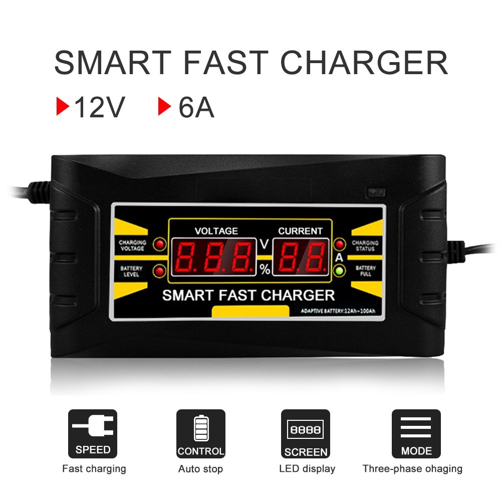 Car Battery Charger Auto 110V/220V Car Battery Charger Auto 110V/220V