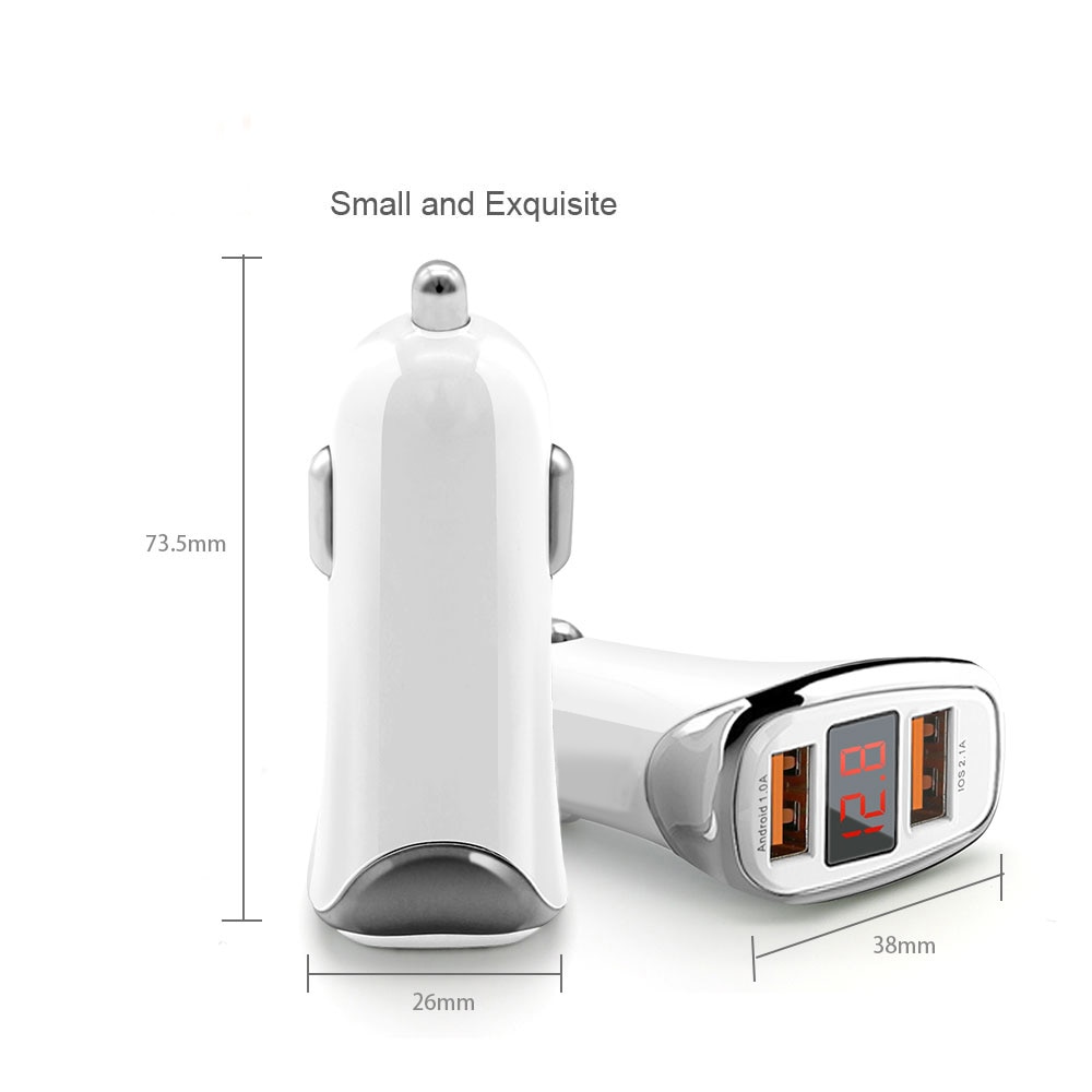 Car Charger Port Dual USB Adapter Car Charger Port Dual USB Adapter