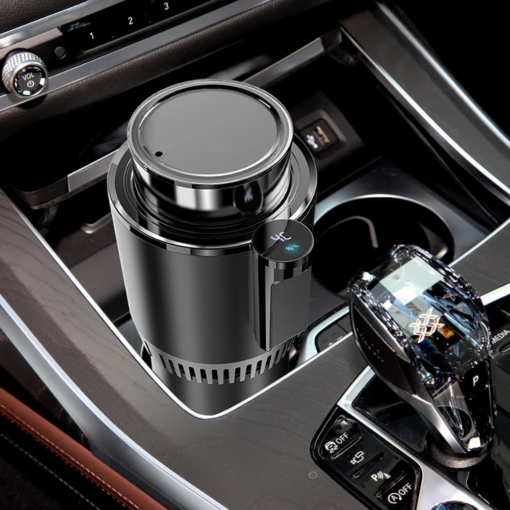 Car Cold Hot Cup Touch Screen Beverage Can Smart Digital Display Car Cup Holder Cooler Heater Home Camping Travel Car Car Cold Hot Cup Touch Screen Beverage Can Smart Digital Display Car Cup Holder Cooler Heater Home Camping Travel Car