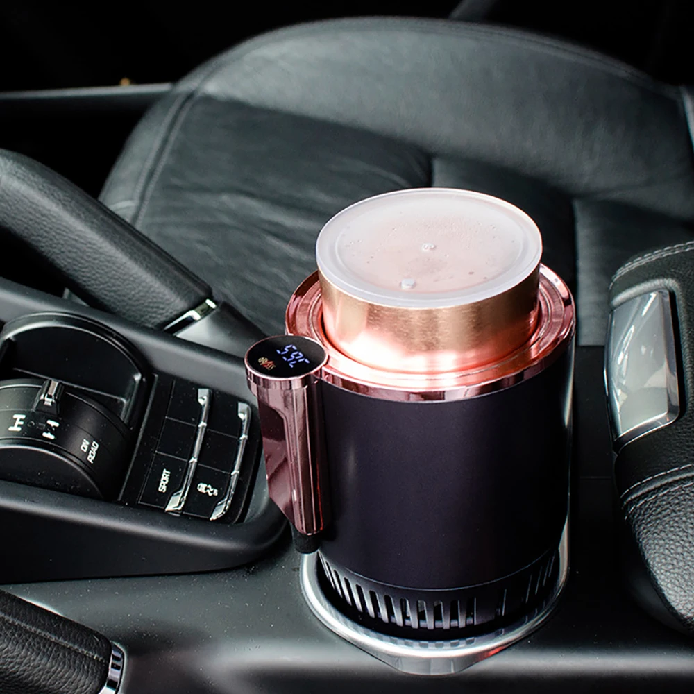 Car Cold Hot Cup Touch Screen Beverage Can Smart Digital Display Car Cup Holder Cooler Heater Home Camping Travel Car Car Cold Hot Cup Touch Screen Beverage Can Smart Digital Display Car Cup Holder Cooler Heater Home Camping Travel Car