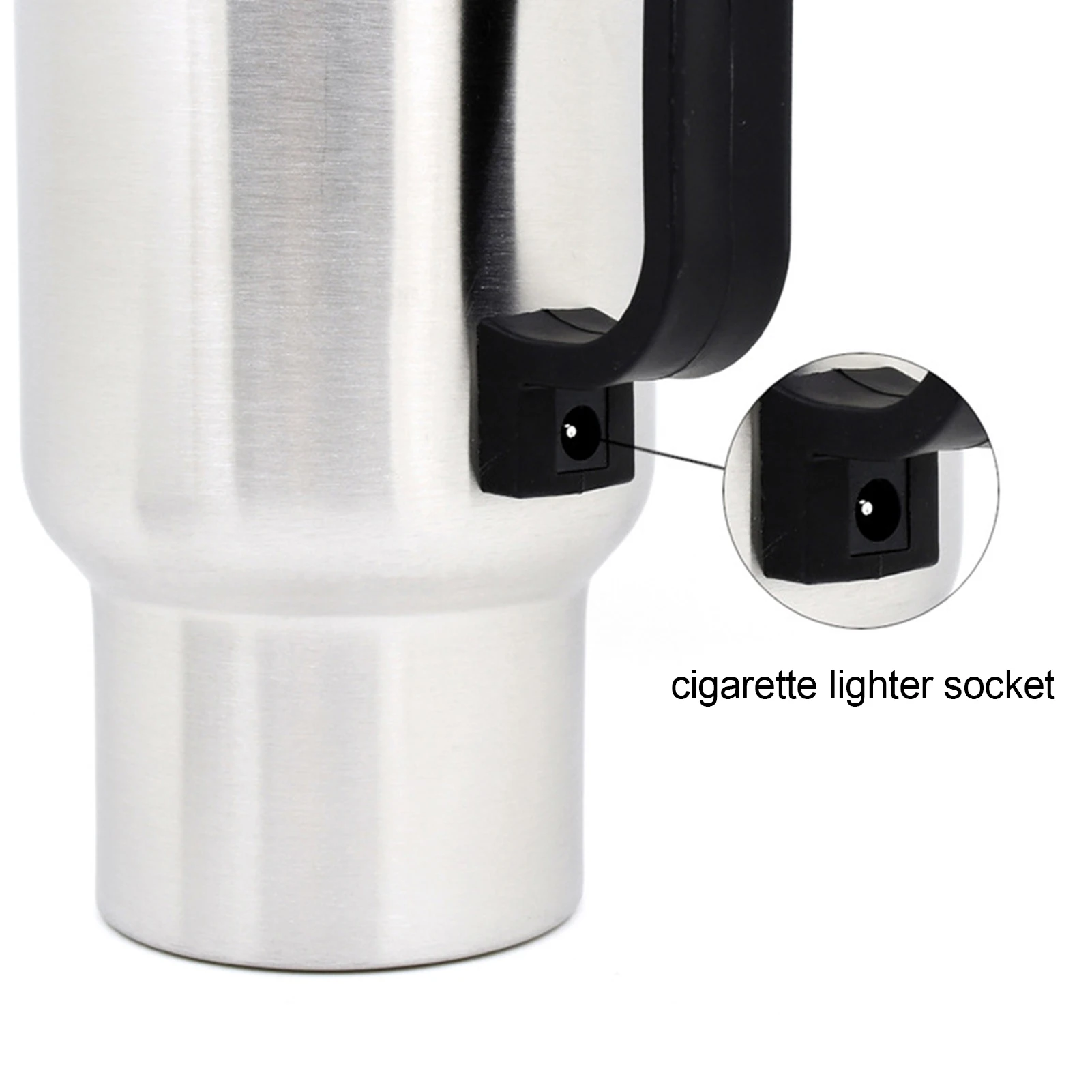 Car Electric Kettle Stainless Steel 450ml Kettle Pot Heated Automatic Shut Off for Water Tea Coffee Milk Car Kettle