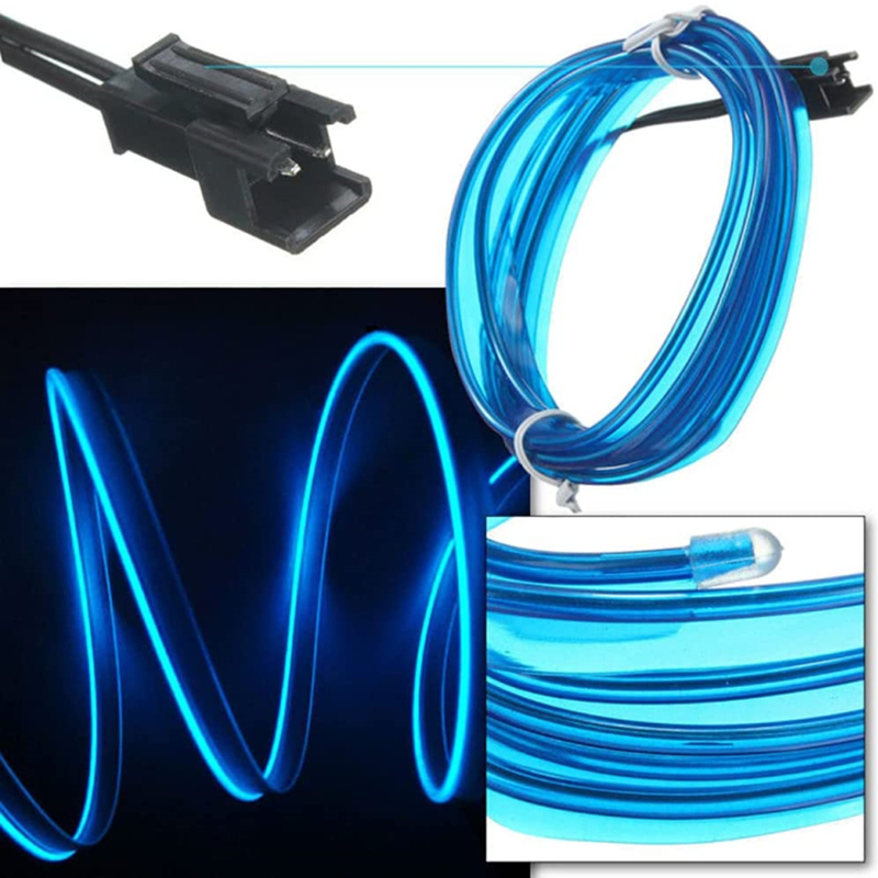Car Environment El Wire LED USB Flexible Neon Interior Lights Assembly RGB Light For Automotive Decoration Lighting Car Environment El Wire LED USB Flexible Neon Interior Lights Assembly RGB Light For Automotive Decoration Lighting