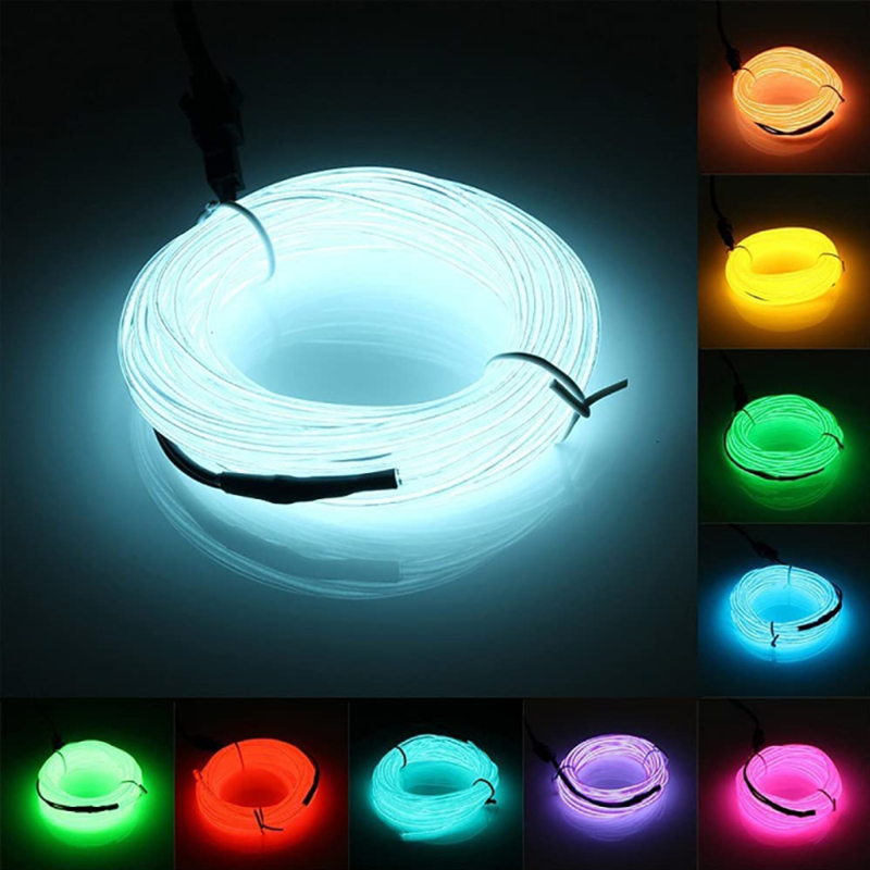 Car Environment El Wire LED USB Flexible Neon Interior Lights Assembly RGB Light For Automotive Decoration Lighting Car Environment El Wire LED USB Flexible Neon Interior Lights Assembly RGB Light For Automotive Decoration Lighting