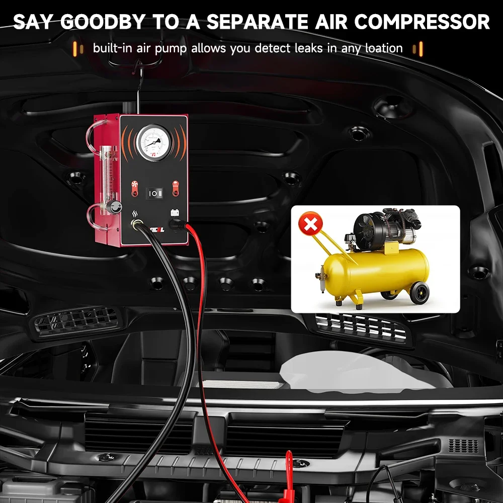Car Evap Smoke Machine Oil Pipe Leaks Analyzer Tester Fuel Pipe Leakage Generator Auto EVAP System Diagnostic Tools