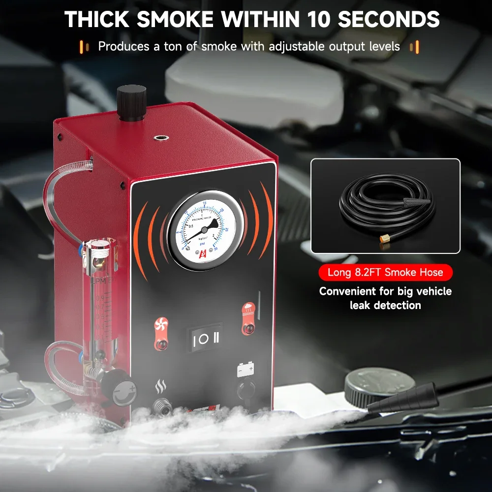 Car Evap Smoke Machine Oil Pipe Leaks Analyzer Tester Fuel Pipe Leakage Generator Auto EVAP System Diagnostic Tools
