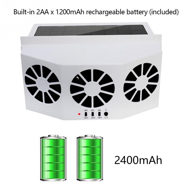 Car Fan Solar Powered Air Cooler Car Fan Solar Powered Air Cooler
