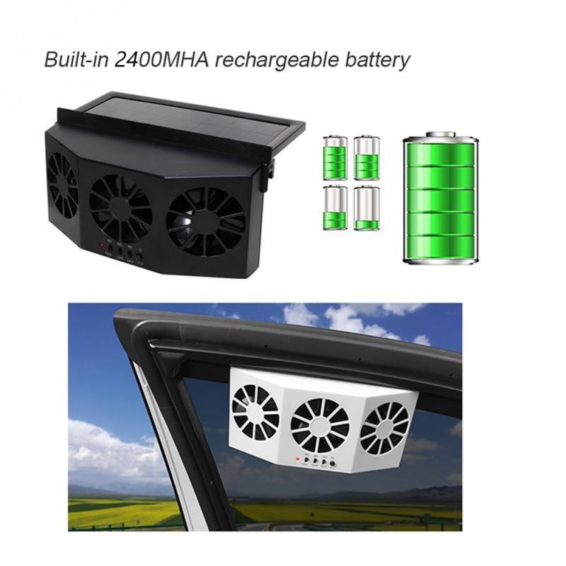 Car Fan Solar Powered Air Cooler Car Fan Solar Powered Air Cooler