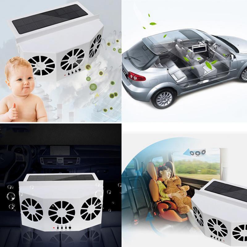 Car Fan Solar Powered Air Cooler Car Fan Solar Powered Air Cooler