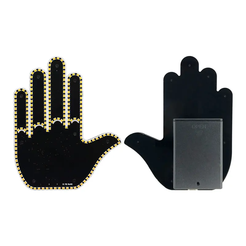 Car Finger Light With Remote Control Cool Funny Remote Control Led Lighting Road Rage Middle Finger Gesture Palm Light Car Finger Light With Remote Control Cool Funny Remote Control Led Lighting Road Rage Middle Finger Gesture Palm Light