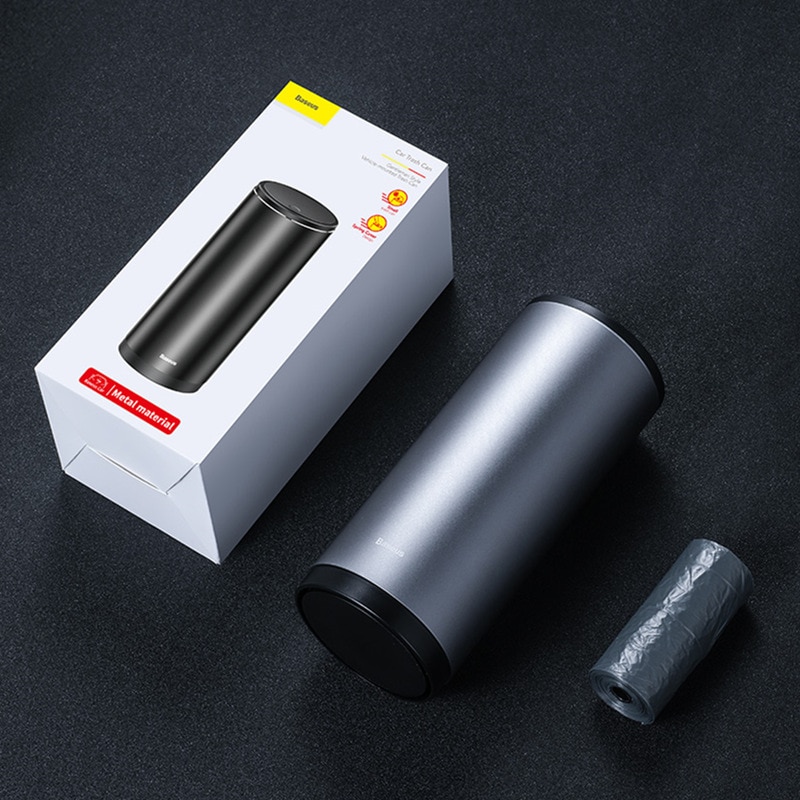 Car Garbage Can Alloy Trash Bin Car Garbage Can Alloy Trash Bin