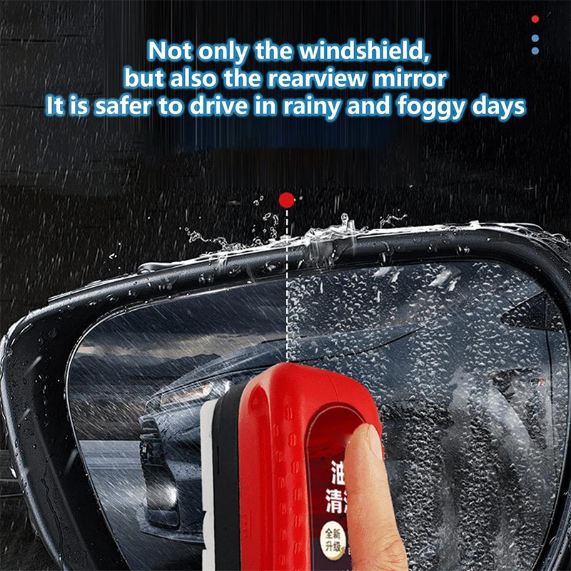 Car Glass Cleaner Cleaning Agent Restoring Windshield Luster Strongly Remove Dirt Car Glass Cleaning Brush Oil Film