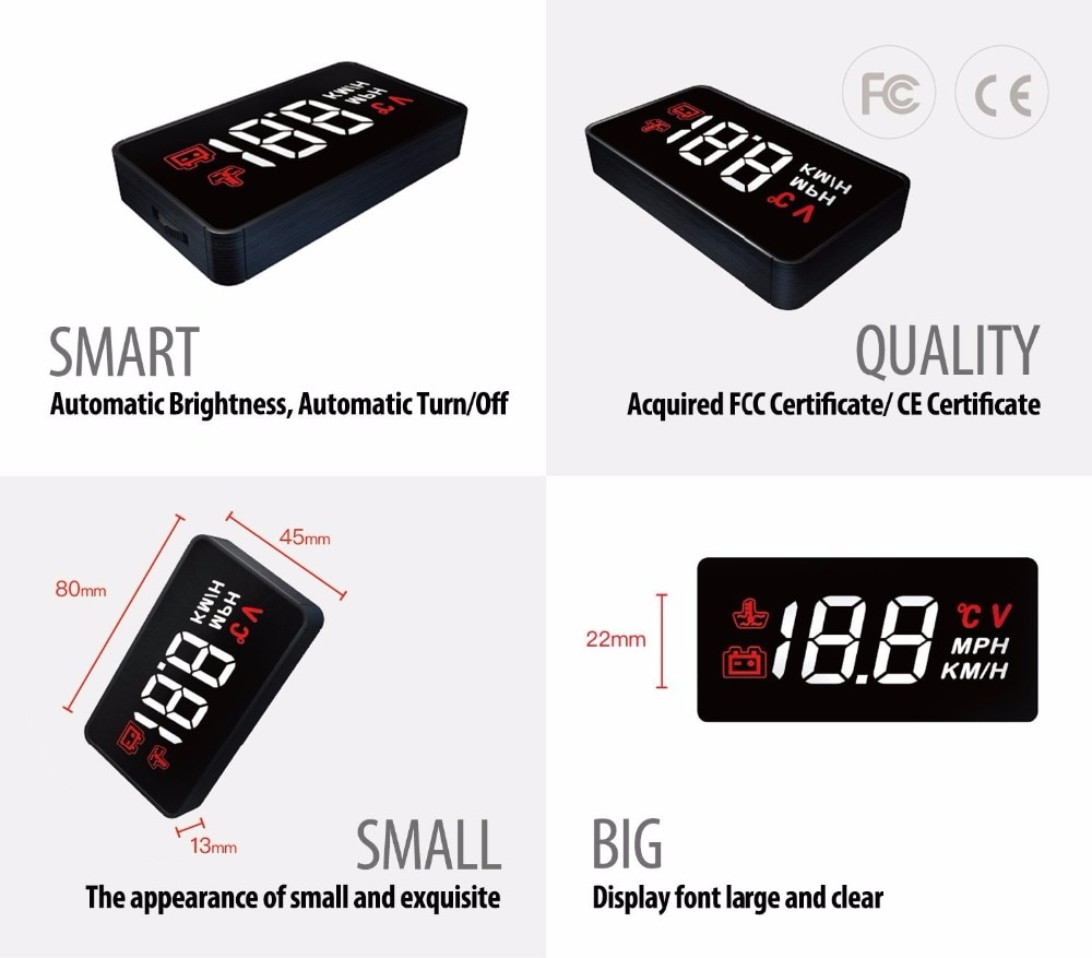 Car Head Up Display Windshield Warning System Car Head Up Display Windshield Warning System