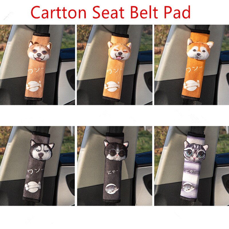 Car Headrest Pillow with Seatbelt Cover Car Headrest Pillow with Seatbelt Cover