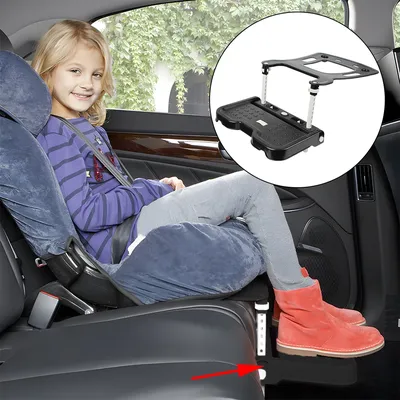 Car Interior Children Safety Seat Footrest Adjustable Supportor Pram Footrest Attachment Baby Kids Foot Pedal Holder
