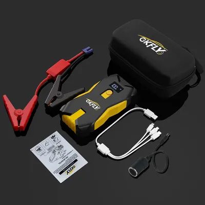 Car Jump Starter Portable 12V Petrol Diesel Starting Device Cables Portable Power Bank 1200A Car Battery Charger Buster Car Jump Starter Portable 12V Petrol Diesel Starting Device Cables Portable Power Bank 1200A Car Battery Charger Buster