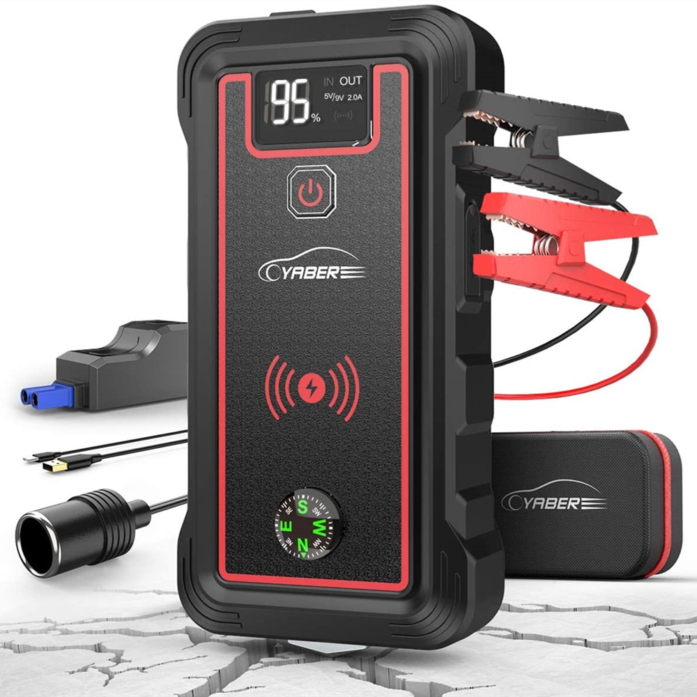 Car Jump Starter Powerbank with LCD Screen Car Jump Starter Powerbank with LCD Screen