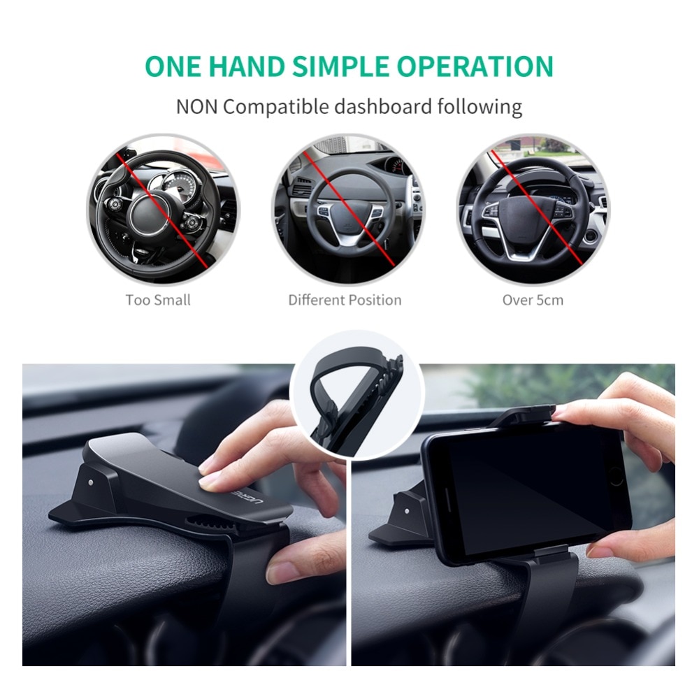 Car Mobile Holder with Adjustable Clip Car Mobile Holder with Adjustable Clip