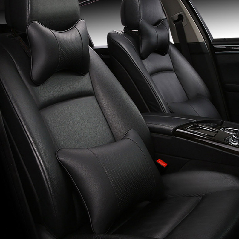 Car Pillow Leather Neck Cushion Car Pillow Leather Neck Cushion