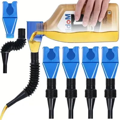 Car Refueling Funnel Gasoline Foldable Engine Oil Funnel Tool Plastic Funnel Car Motorcycle Refueling Tool Auto