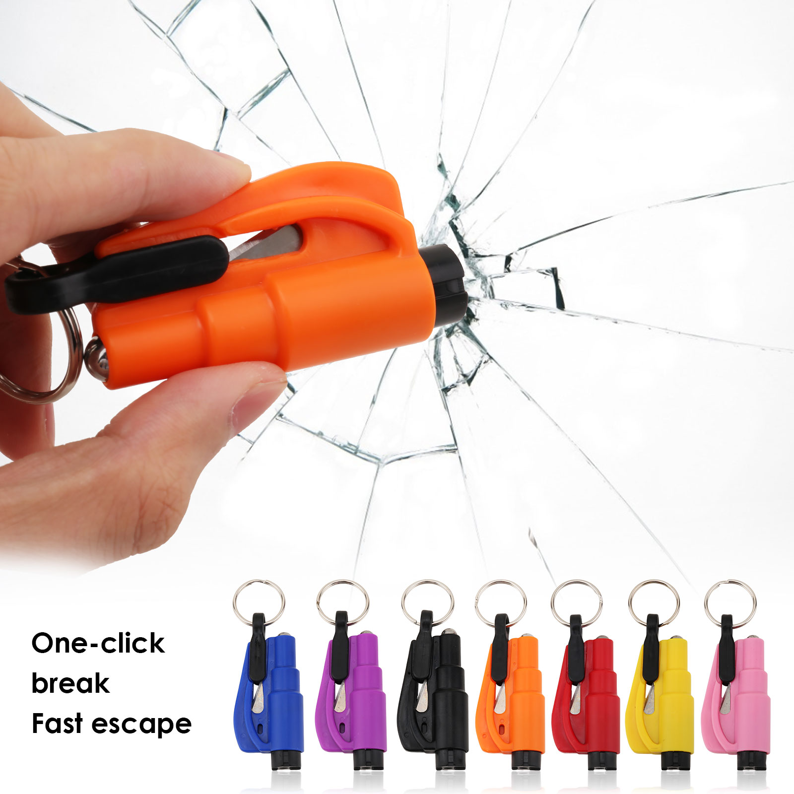 Car Safety Tool Keychain Glass Breaker