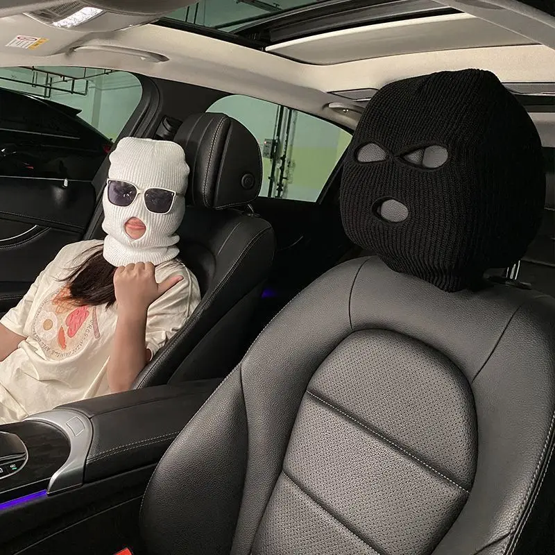 Car Seat Head Cover Personality Funny Car Seat HSpecial Change Decoration Accessories Car Accessories Car Seat Cover