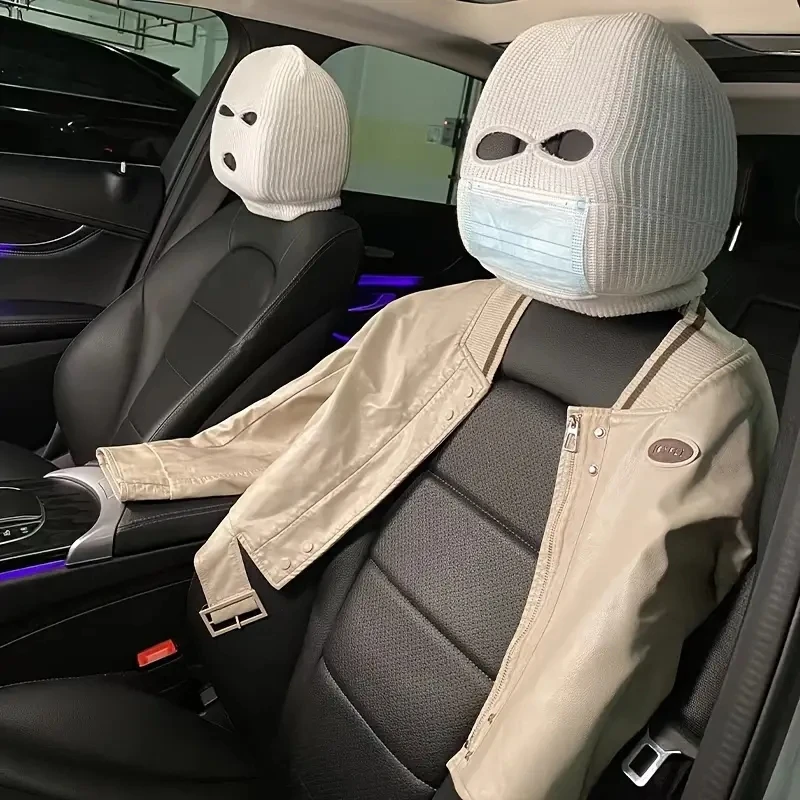 Car Seat Head Cover Personality Funny Car Seat HSpecial Change Decoration Accessories Car Accessories Car Seat Cover