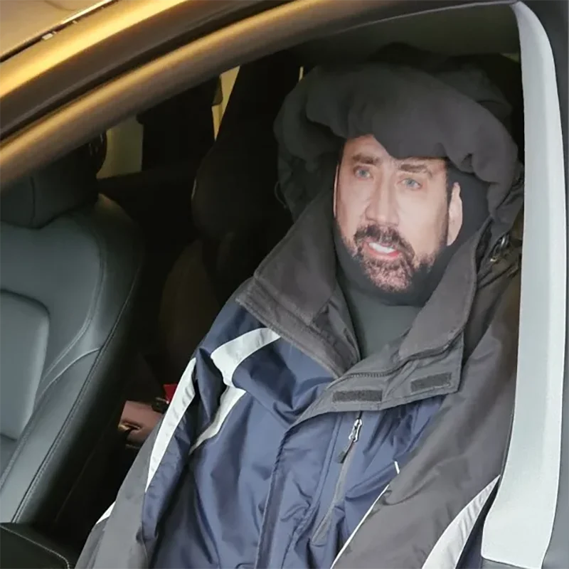 Car Seat Headrest Full Face Cover Visual Mesh Simulation Kanye Kobe Mask Cosplay For Car Interior Seats Halloween