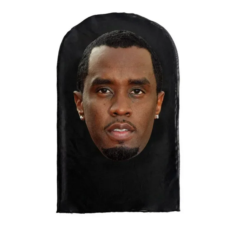 Car Seat Headrest Full Face Cover Visual Mesh Simulation Kanye Kobe Mask Cosplay For Car Interior Seats Halloween